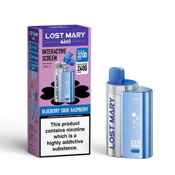 Lost Mary 4 in 1 Pod Kit – Blueberry Sour Raspberry