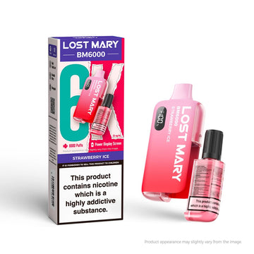Lost Mary BM6000 pod system -Strawberry Ice