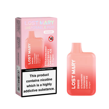 Lost Mary BM600 – Strawberry Raspberry Cherry