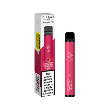ELF Bar 600 - Strawberry Raspberry Cherry Ice