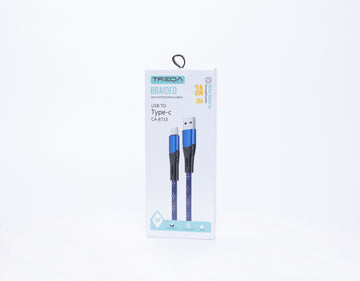 Durable Woven Braid Fast Type C Charging Cable 1M/2M