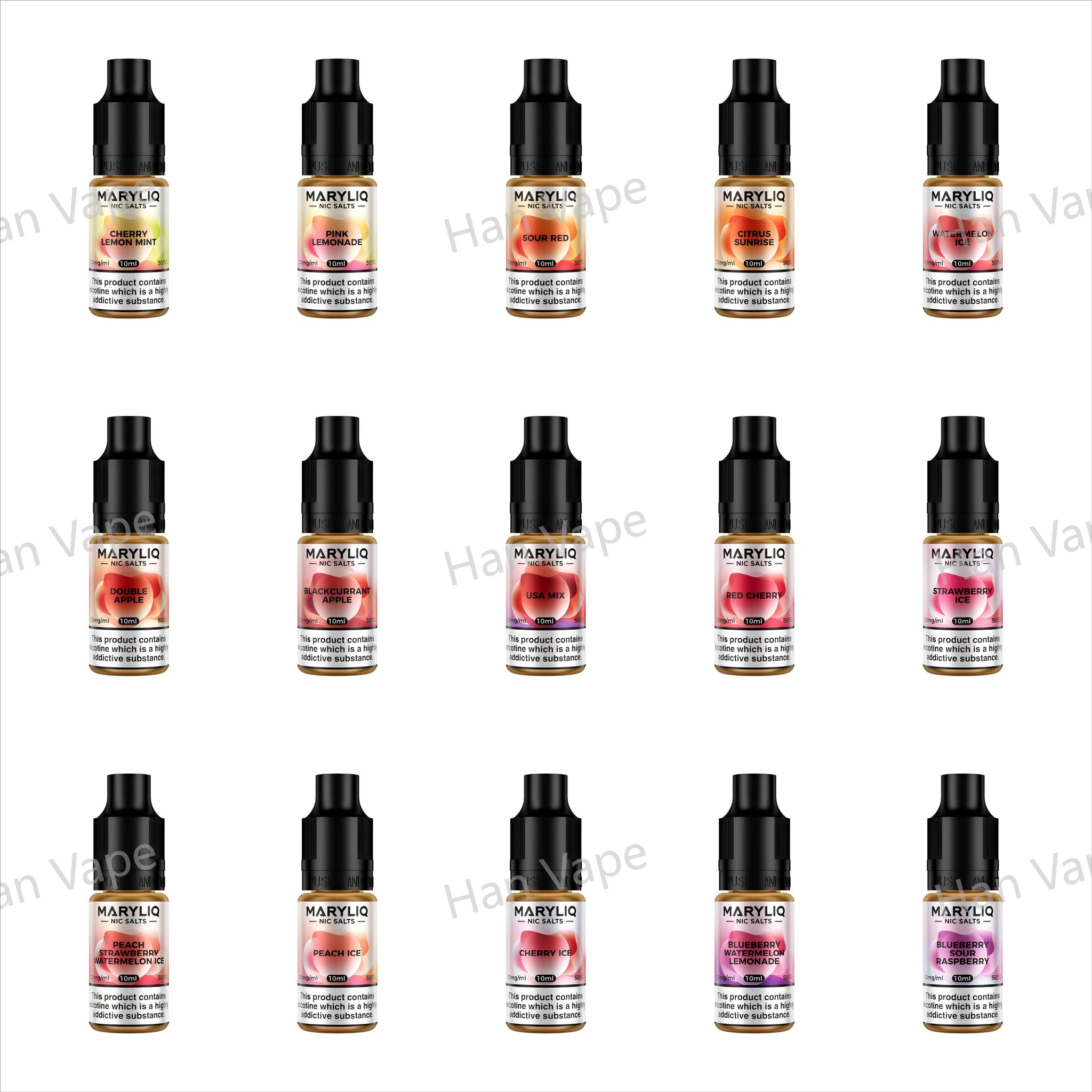 MARYLIQ Nicotine Salt E-liquid 10ml - Box of 10