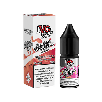 IVGLIQ Nic Salt E-liquid 20mg - Strawberry Watermelon Chew 10ml