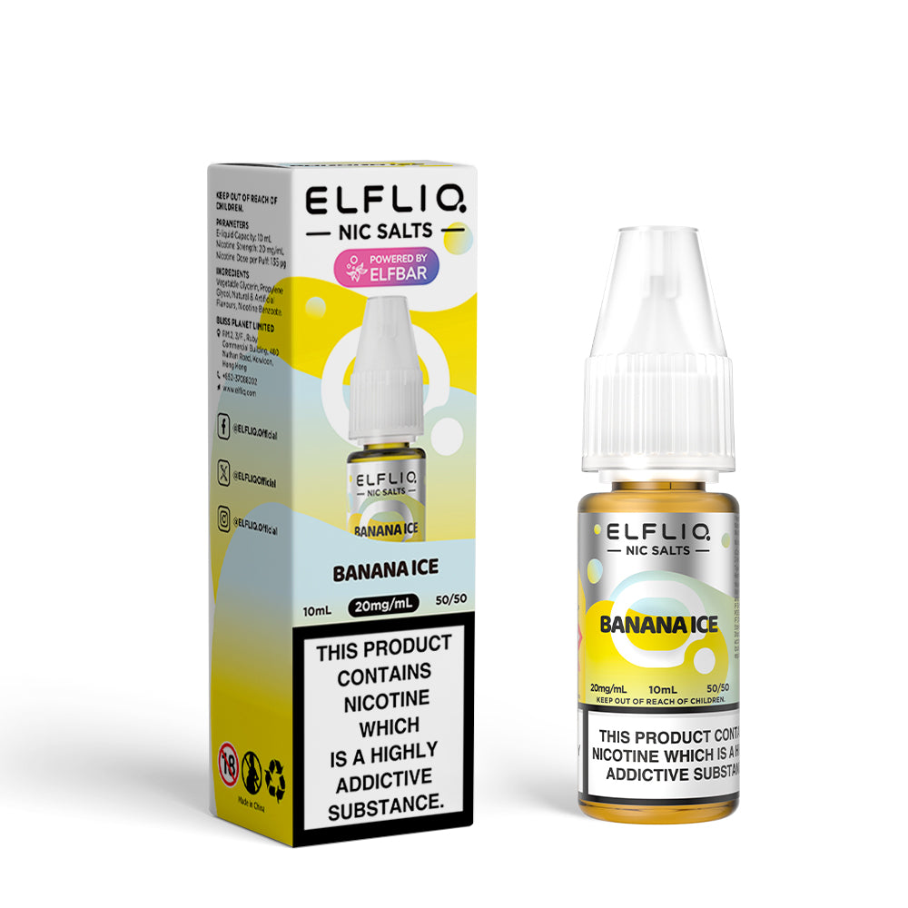 ELFLIQ E-liquid 10ml - Banana Ice