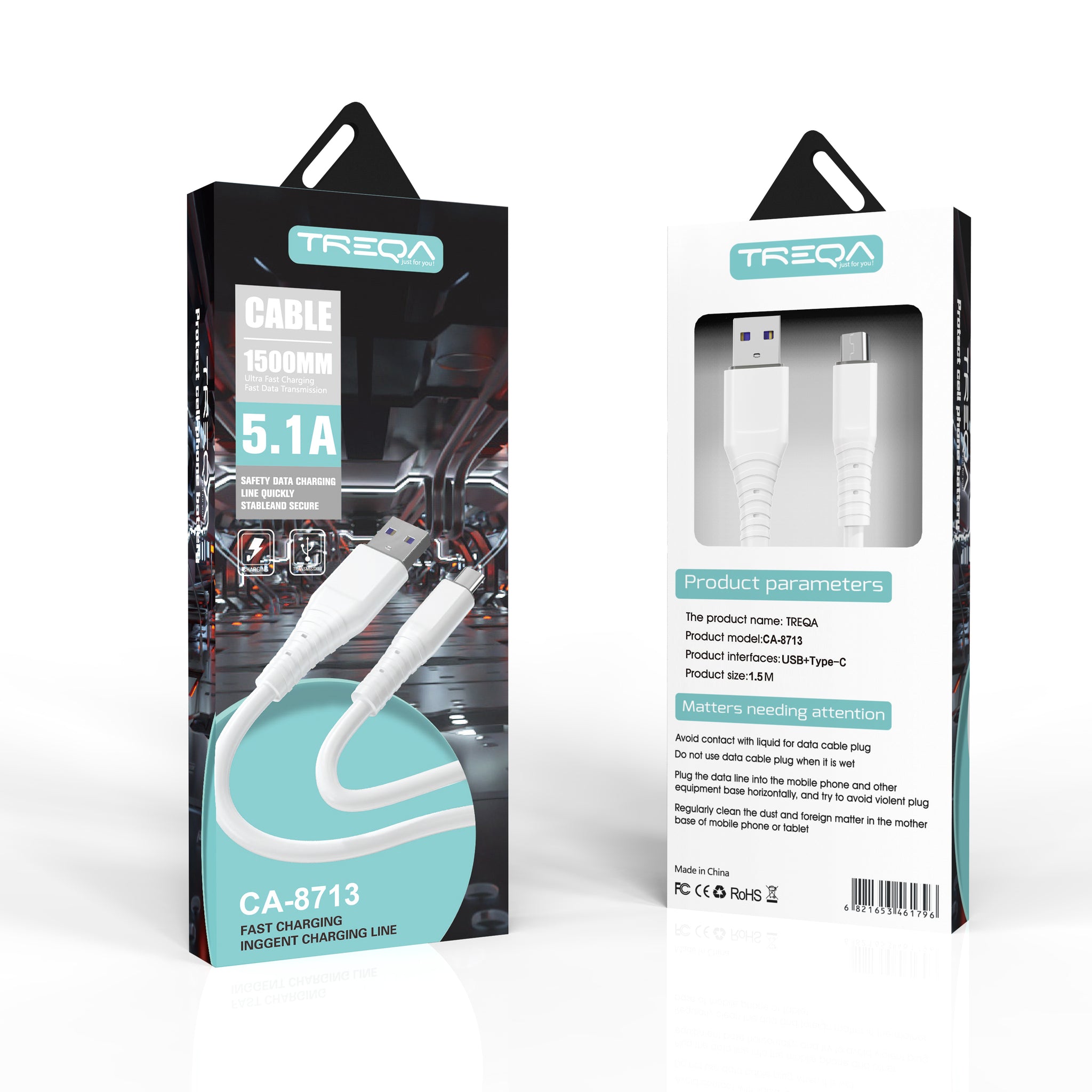 Super Fast Charging Cable USB to Type C (1.5m / 3M)