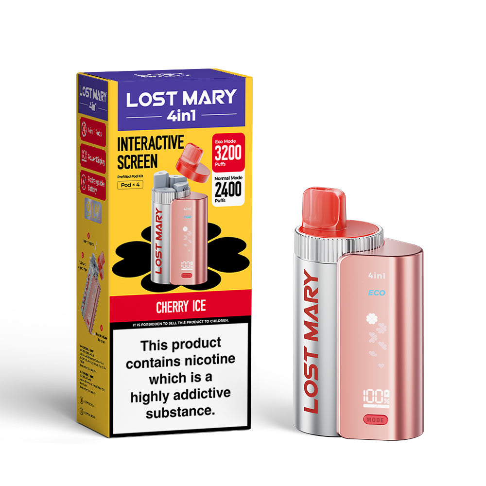 Lost Mary 4 in 1 Pod Kit - Cherry Ice