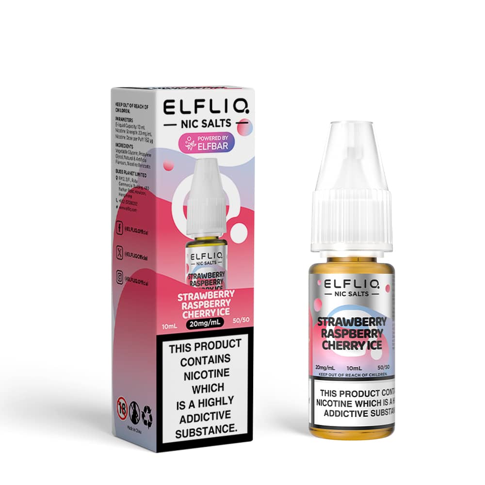 ELFBAR NIc Salt 20mg/ml-Strawberry Raspberry Cherry Ice