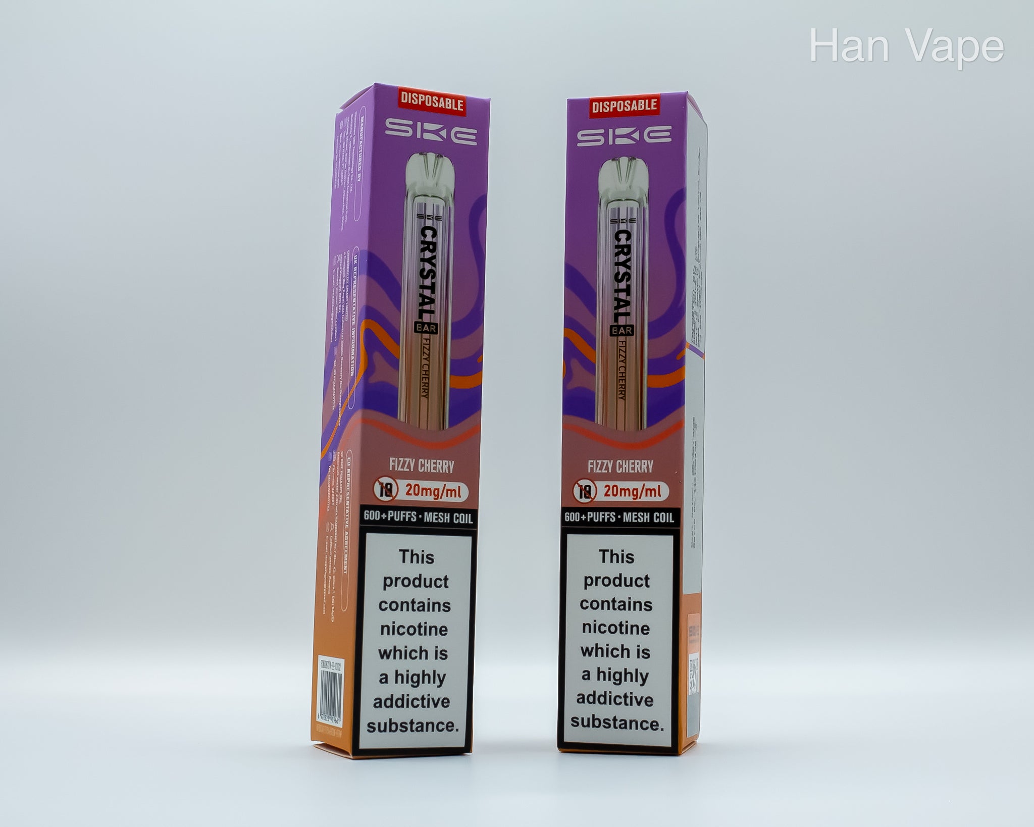 SKE Crystal 600 – Fizzy Cherry