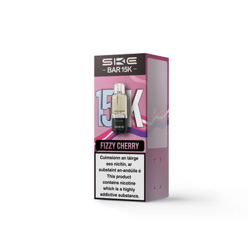 SKE BAR 15K Refillable & Replaceable Vape Pod - Fizzy Cherry