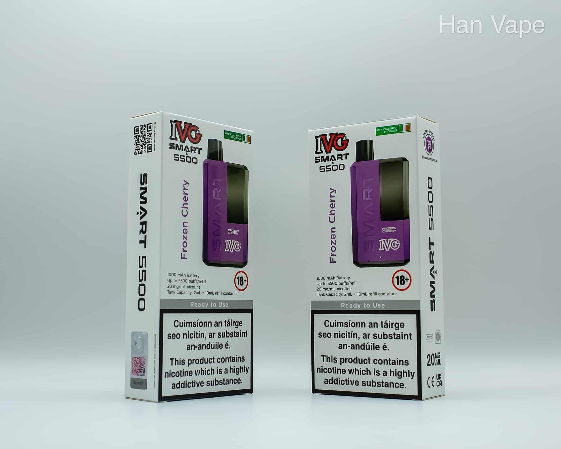 IVG5500 disposable vape kit-Frozen Cherry