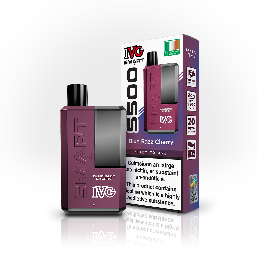 IVG5500 Disposable Vape-BlueRazzCherry