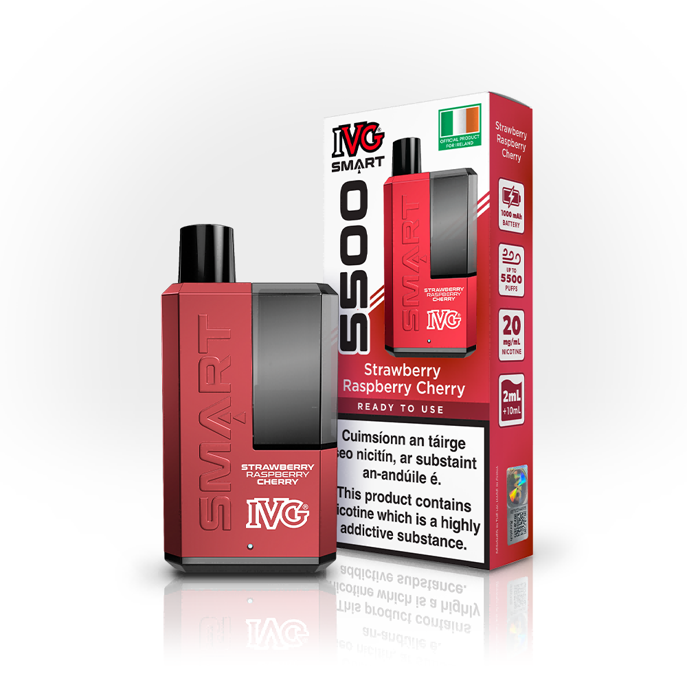 IVG5500 Disposable Vape-Strawberry Raspberry Cherry