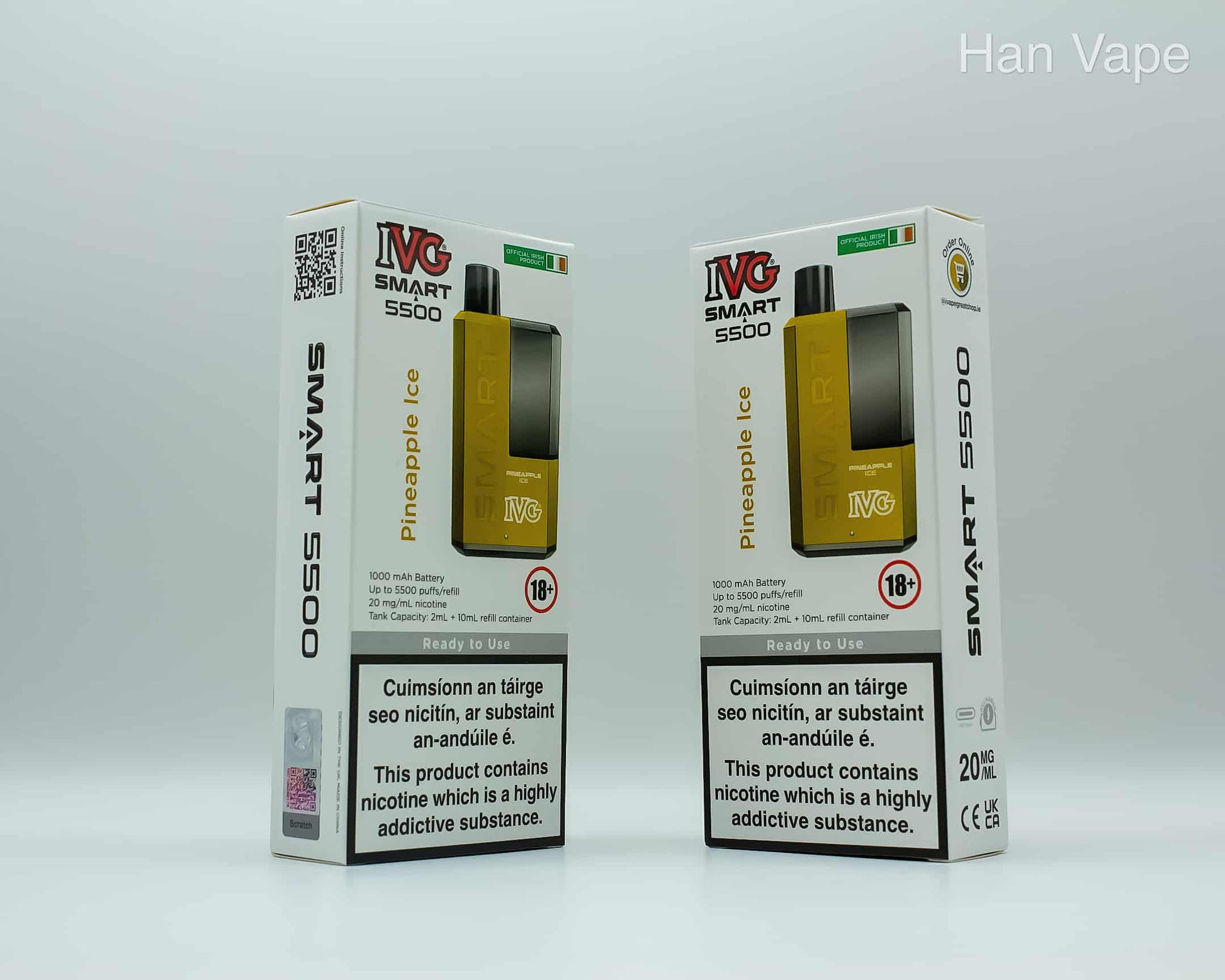 IVG5500 disposable vape kit-pineapple ice