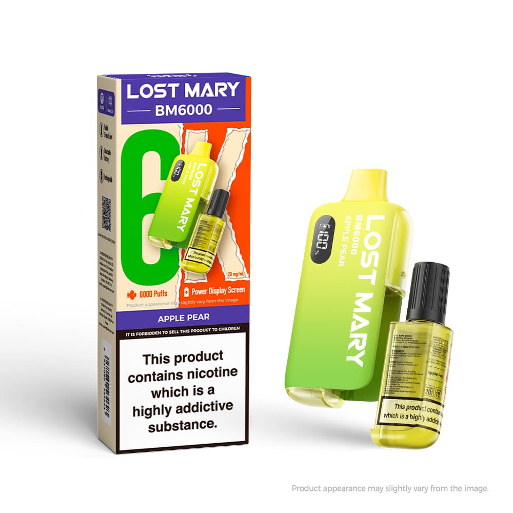 Lost Mary Disposable Vape BM6000-Apple Pear