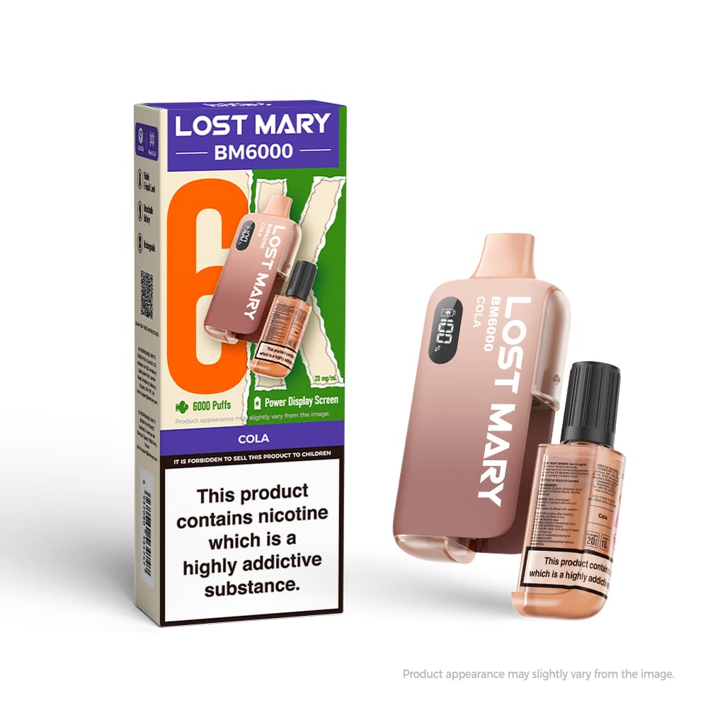 Lost Mary BM6000 disposable vape-Cola