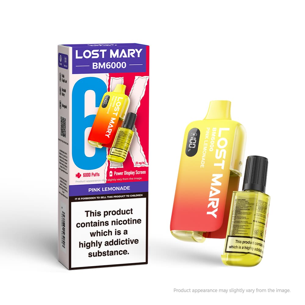 Lost Mary BM6000 disposable vape-Pink Lemonade