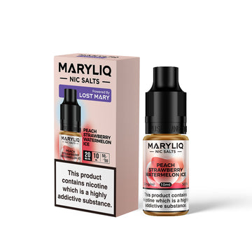 MARYLIQ E-Liquid 10ml – Peach Strawberry Watermelon Ice