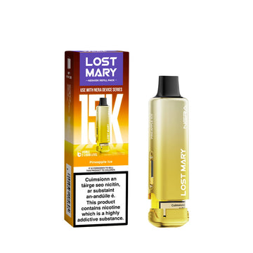 Lost Mary Nera 15K Refillable & Replaceable Vape Pod - Pineapple Ice