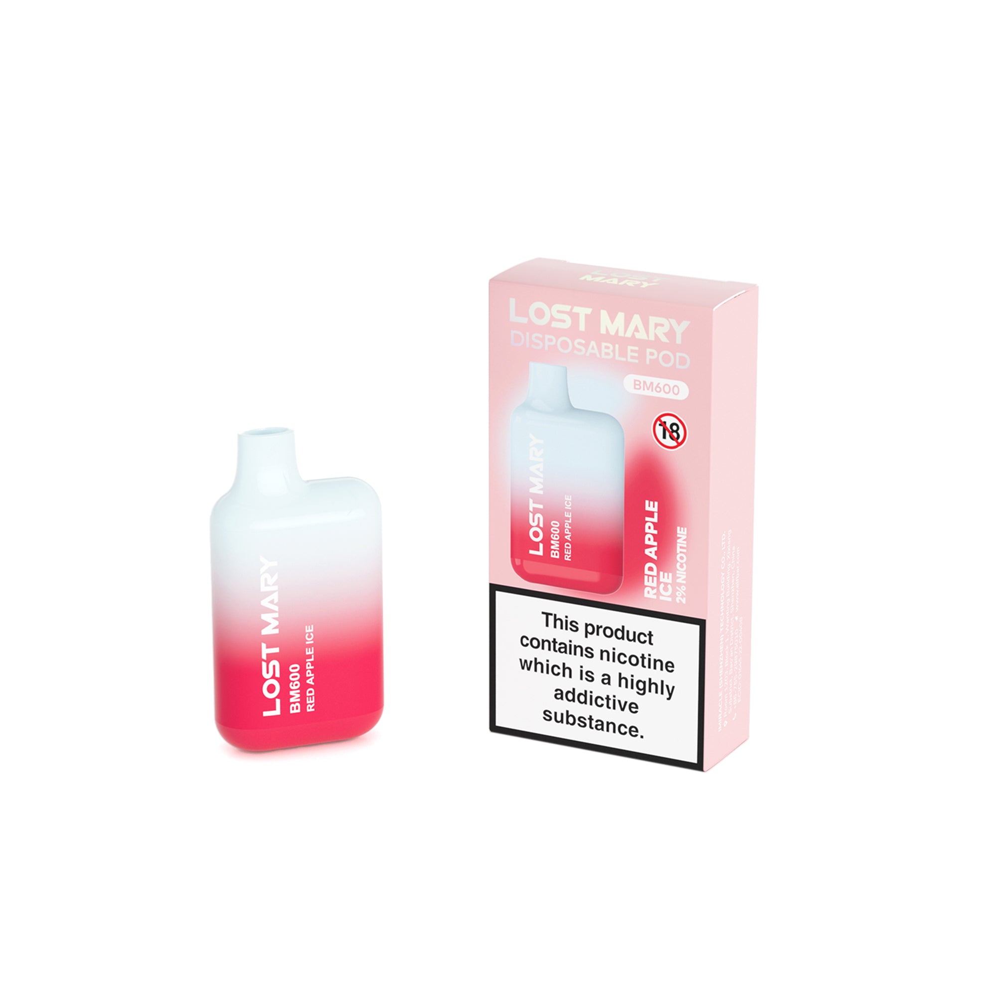 Lost Mary BM600 – Red Apple Ice