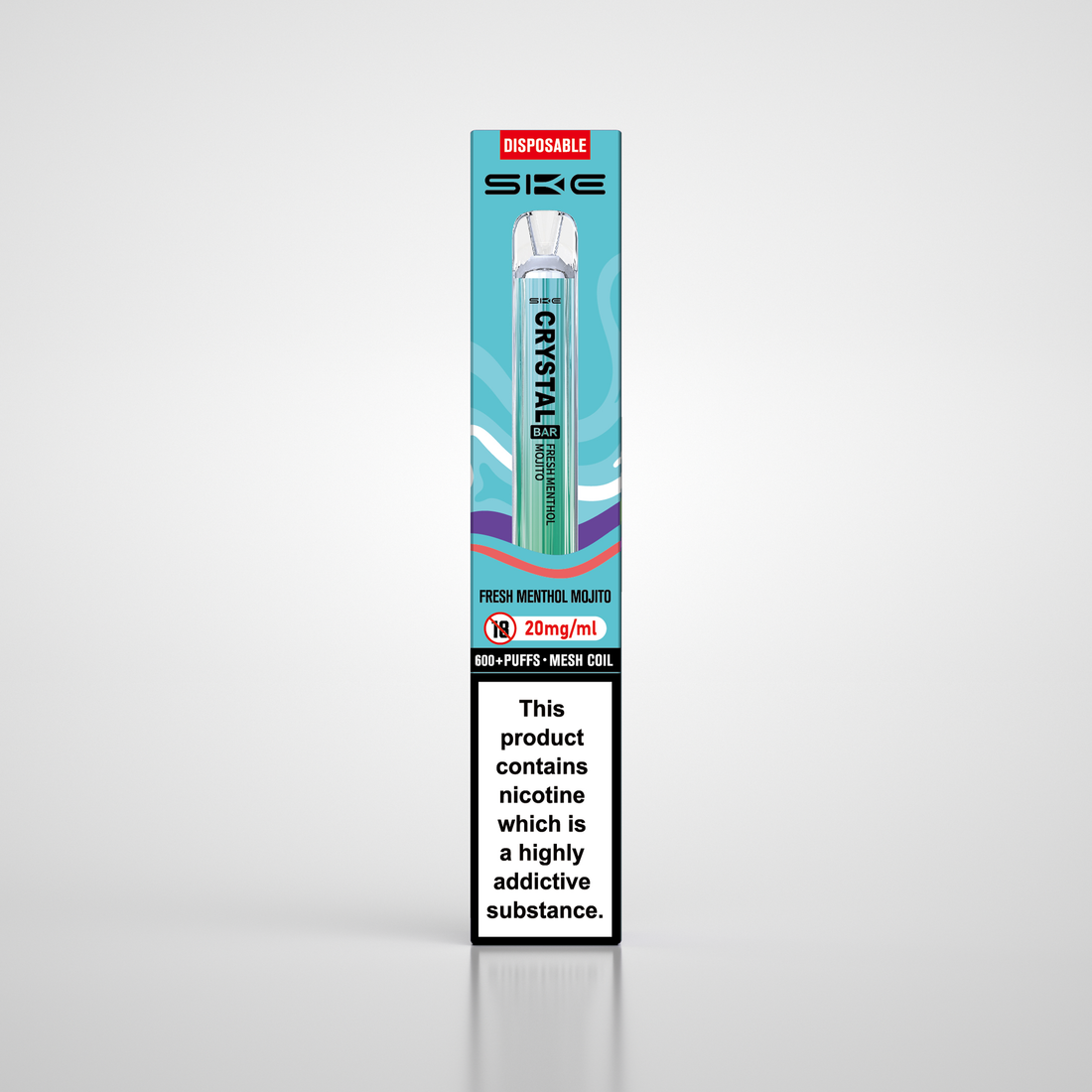 Crystal Bar 600- Fresh Menthol Mojito