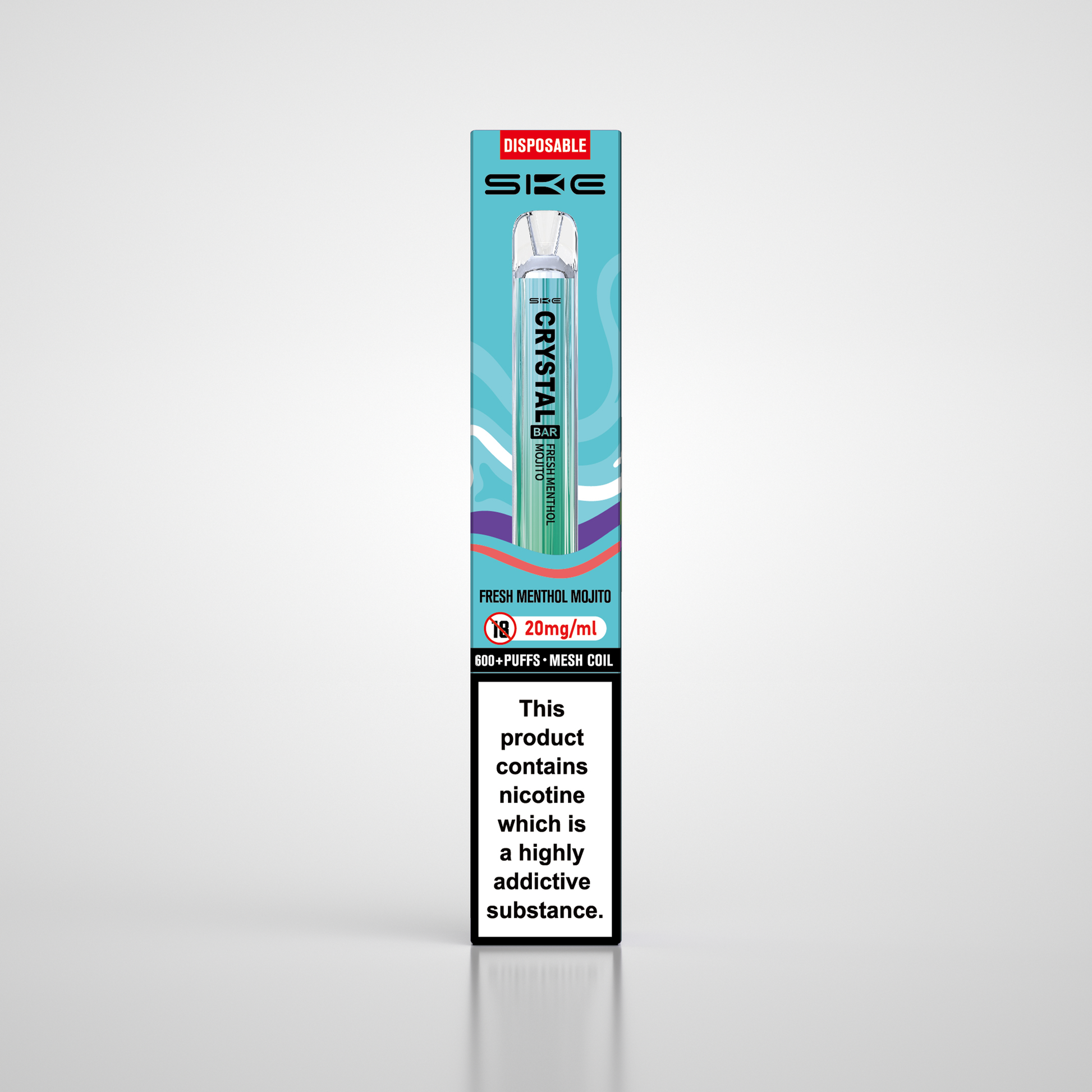 Crystal Bar 600- Fresh Menthol Mojito