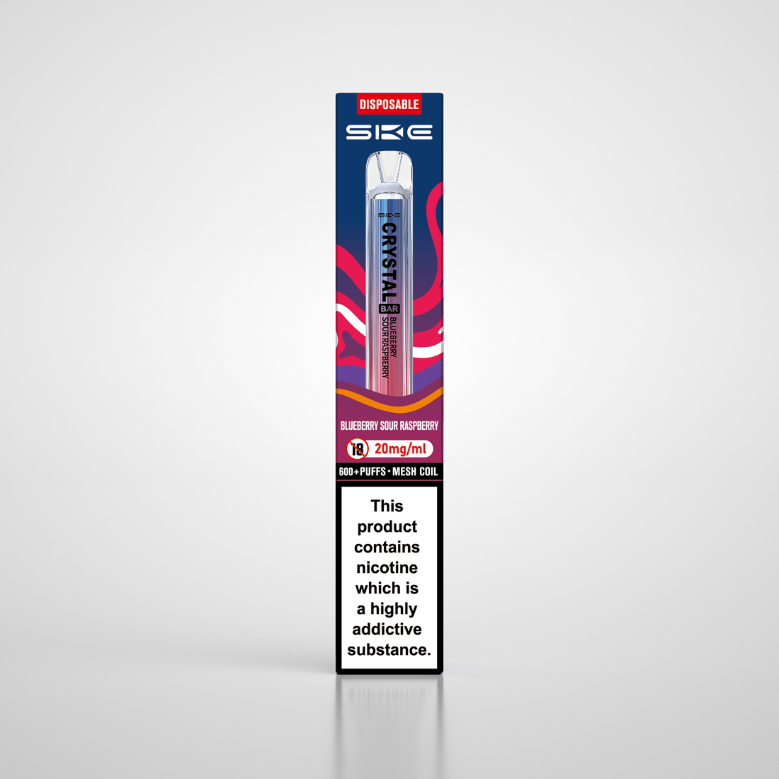 Crystal 600 Blueberry Sour Raspberry