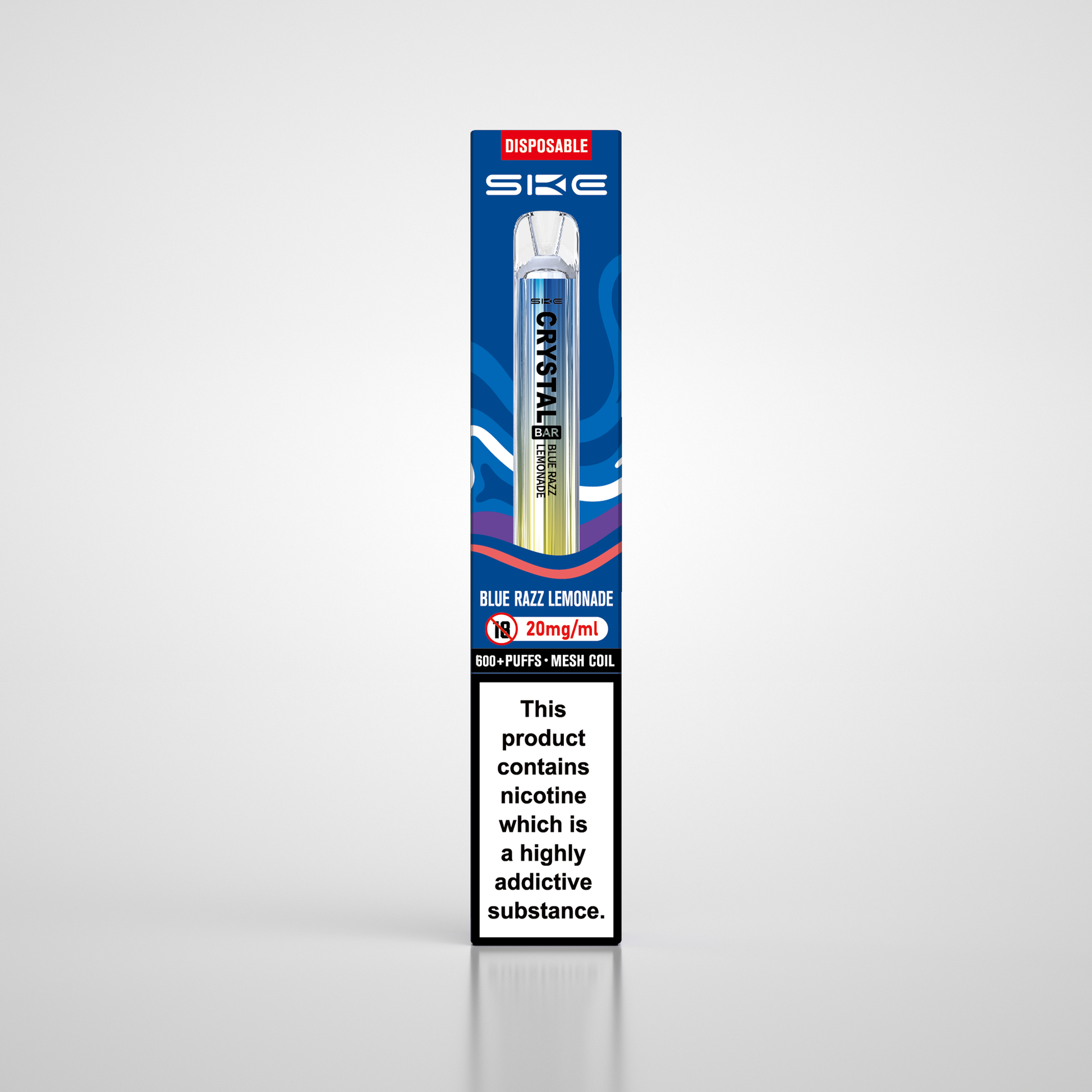 Crystal Bar 600 Blue Razz Lemonade