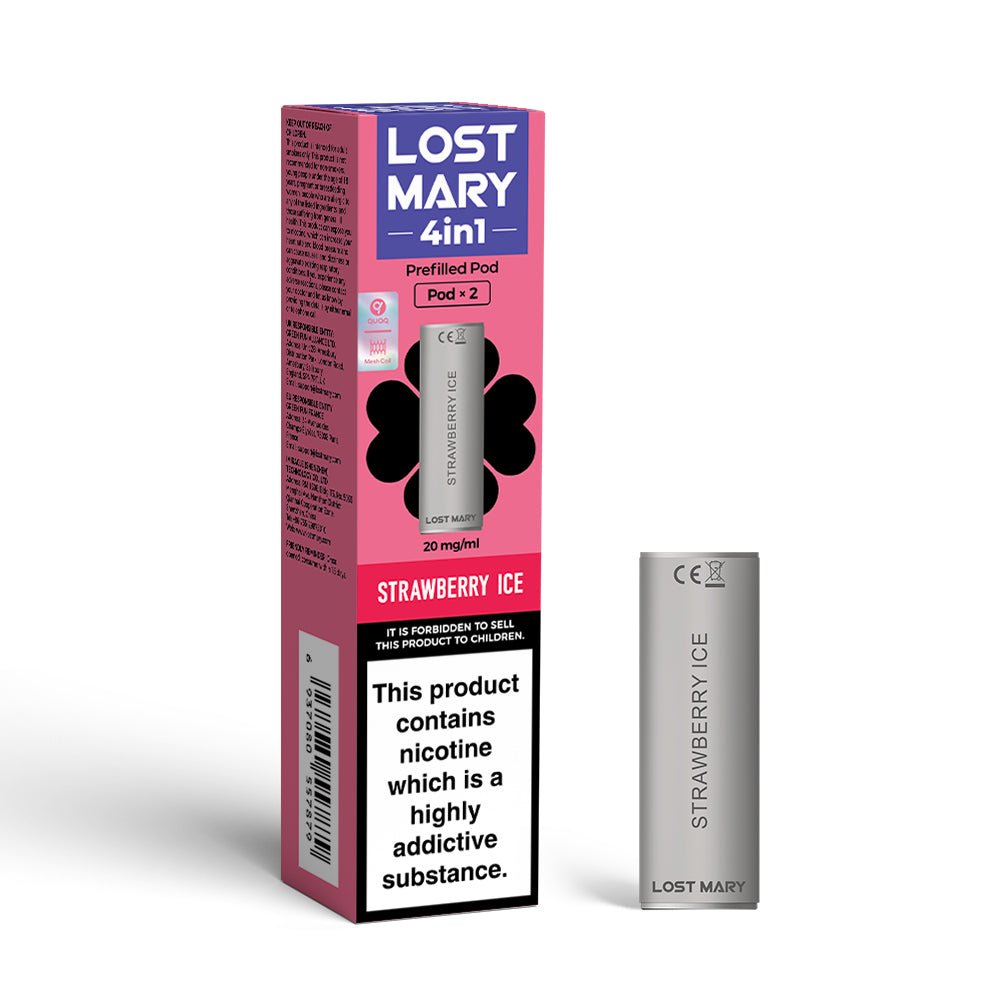 Lost Mary 4 in 1 Pre-filled Pods - Strawberry Ice