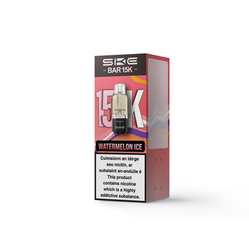 SKE BAR 15K Refillable & Replaceable Vape Pod - Watermelon Ice