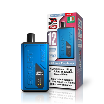 IVG SMART MAX Refillable & Replaceable Vape Kit - Blue Sour Raspberry