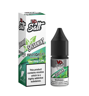 IVGLIQ Nic Salt E-liquid 20mg - Spearmint 10ml