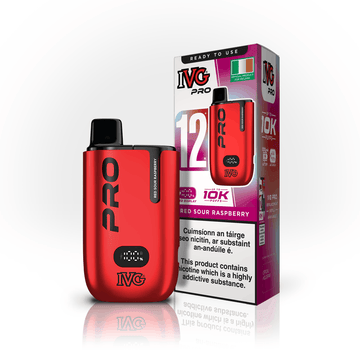 IVG PRO Refillable & Replaceable Vape Kit - Red Sour Raspberry