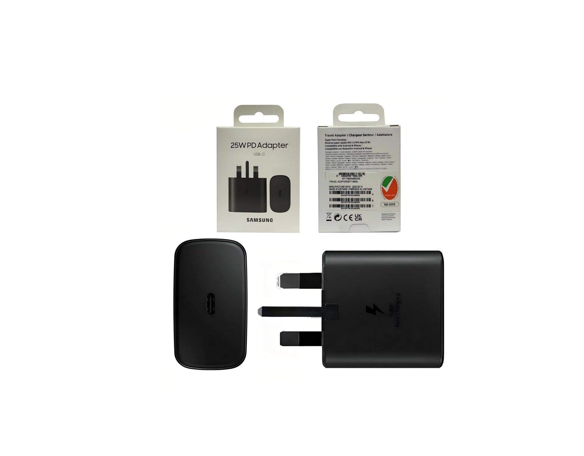 Samsung 25W USB-C Fast Charger Adapter