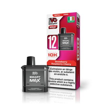 IVG SMART MAX Refillable&Replaceable Vape Pod - Strawberry Raspberry Cherry