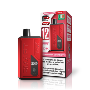 IVG SMART MAX Refillable & Replaceable Vape Kit - Watermelon Strawberry